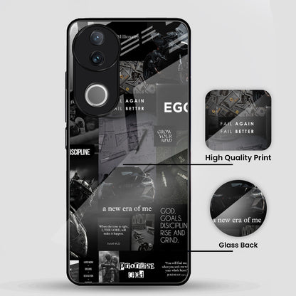 Vivo V50 5G Premium Acrylic Shockproof Glass Back Case (New Era)