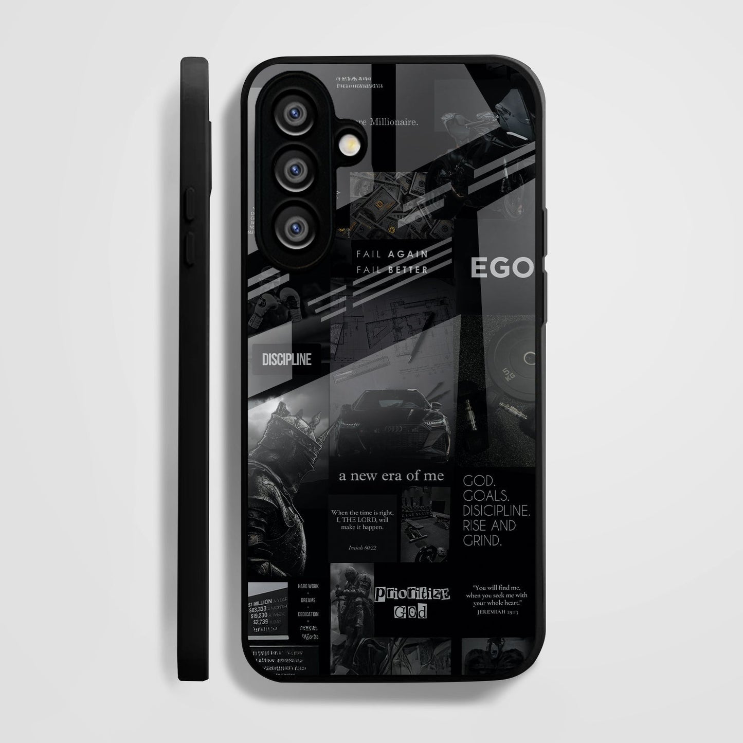 Samsung Galaxy A56 Premium Acrylic Shockproof Glass Back Case (New Era)