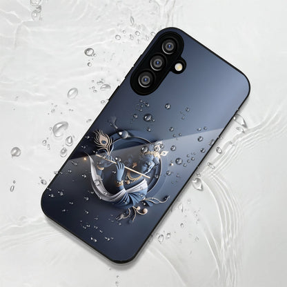 Samsung Galaxy A36 5G Premium Acrylic Shockproof Glass Back Case (Krishna)