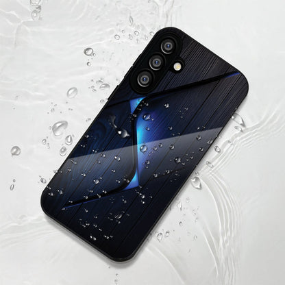 Samsung Galaxy A36 5G Premium Acrylic Shockproof Glass Back Case (Blue Gradient)