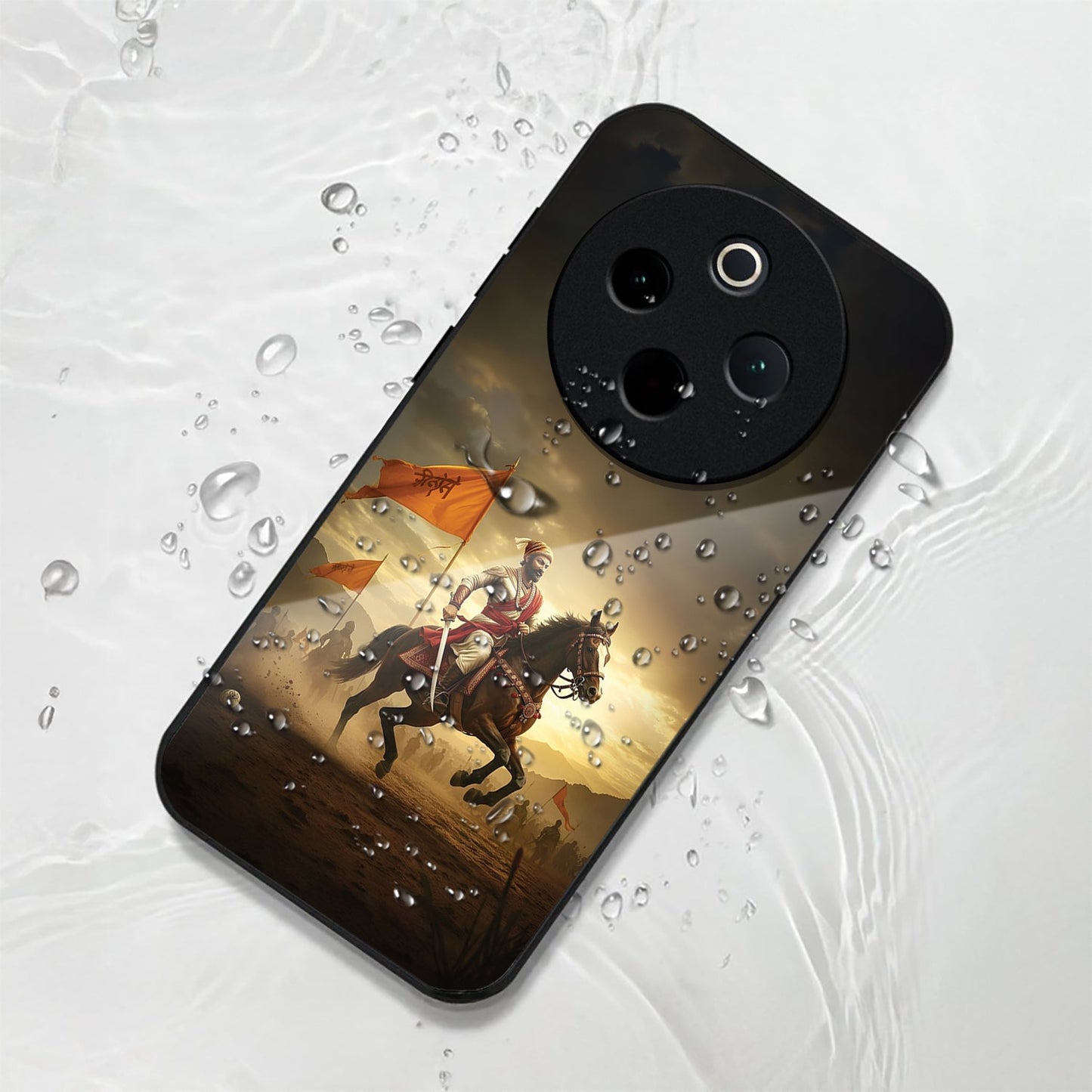 Vivo T4 5G Premium Acrylic Shockproof Glass Back Case (Battle Glory)