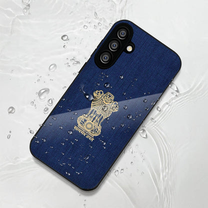 Samsung Galaxy A56 Premium Acrylic Shockproof Glass Back Case (Nation Pride)