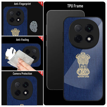 OPPO F29 Pro 5G Premium Acrylic Shockproof Glass Back Case (Nation Pride)