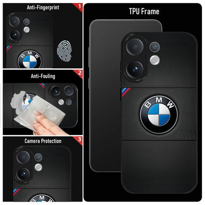 Vivo V60 5G Premium Acrylic Shockproof Glass Back Case (BMW LOGO)