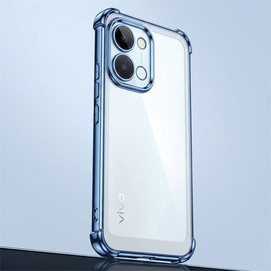 Vivo Y51 Pro 5G Anti-Yellow Electroplating Transparent Airbags Case