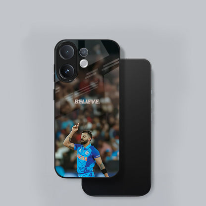 Vivo V60 5G Premium Acrylic Shockproof Glass Back Case (Virat Kohli)