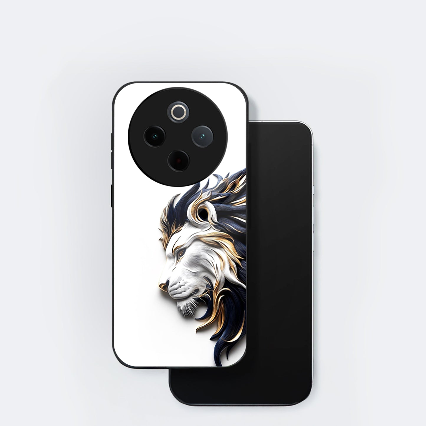 Vivo T4 5G Premium Acrylic Shockproof Glass Back Case (King’s Flow)