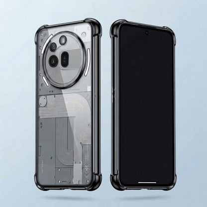 Nothing Phone 3a Pro 5G Anti-Yellow Electroplating Transparent Airbags Case