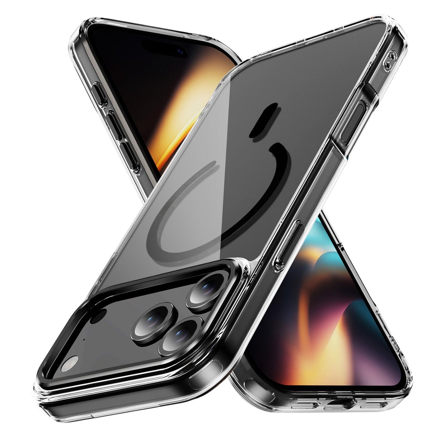 iPhone 17 Pro & 17 Pro Max Electroplating Hybrid Shockproof Bumper Magsafe Case