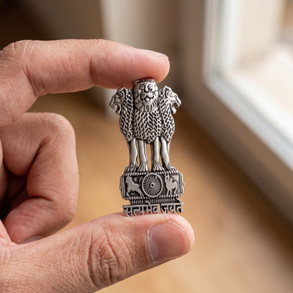 Nothing Phone 4b 5G Compatible Satyamev Jayate 3D Metal Emblem Sticker