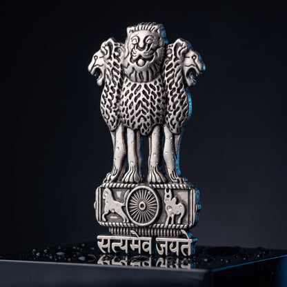 Google Pixel 10 5G Compatible Satyamev Jayate 3D Metal Emblem Sticker