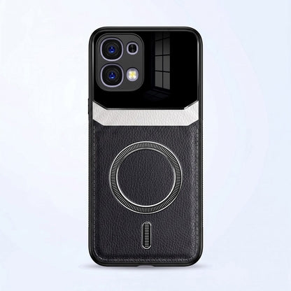 Oppo F31 5G Premium Magsafe Magnetic Leather Lens Protective Case