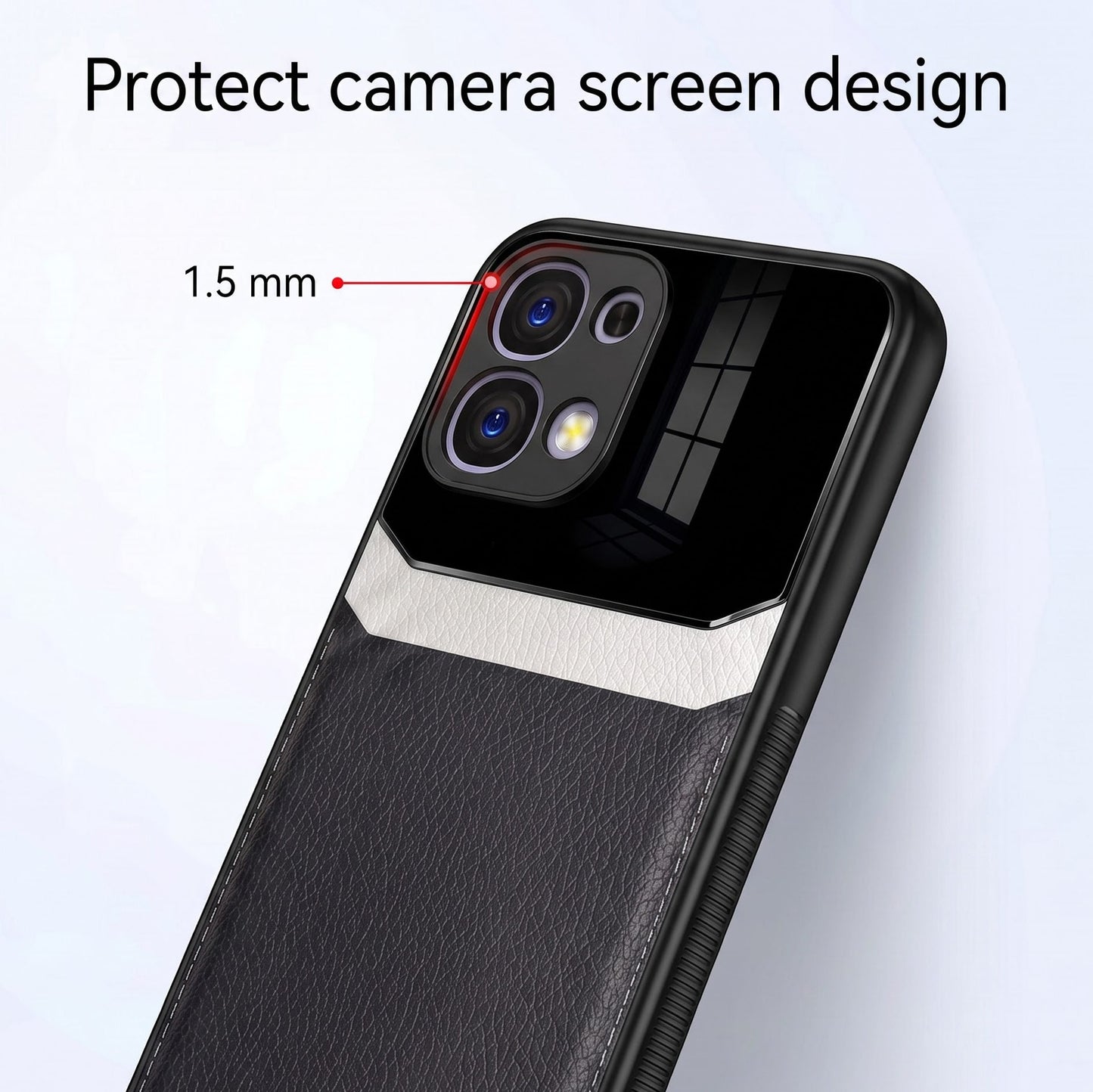 Oppo F31 5G Premium Leather Lens Protective Case