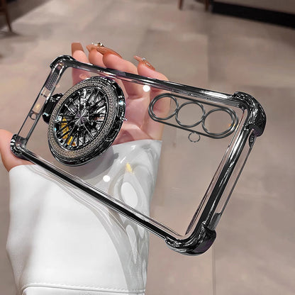 Samsung Galaxy A36 5G Premium Stress Buster Wheel Rotating Shockproof Airbags Case (Buy 1 Get 1 Surprise Cover)