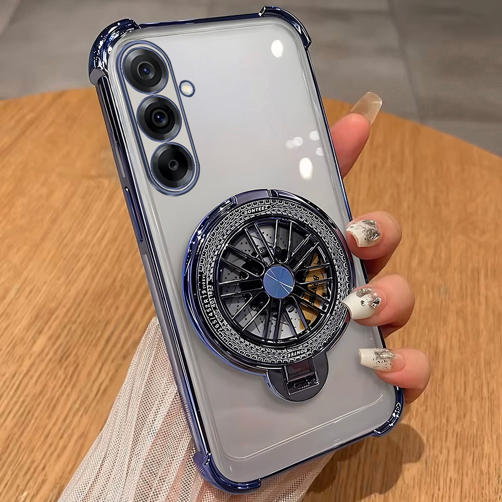 Samsung Galaxy A36 5G Premium Stress Buster Wheel Rotating Shockproof Airbags Case (Buy 1 Get 1 Surprise Cover)