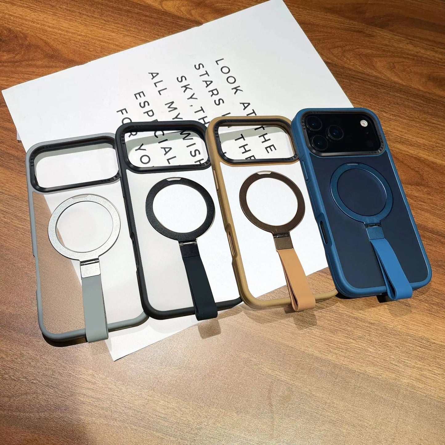 Modern matte phone case for iPhone 17 Pro and Pro Max.