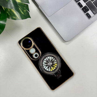 Vivo V40 Pro 5G Best Selling Stress Buster Wheel Silicone Scratch Resistant Back Case