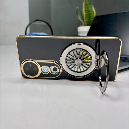 Vivo V40 Pro 5G Best Selling Stress Buster Wheel Silicone Scratch Resistant Back Case