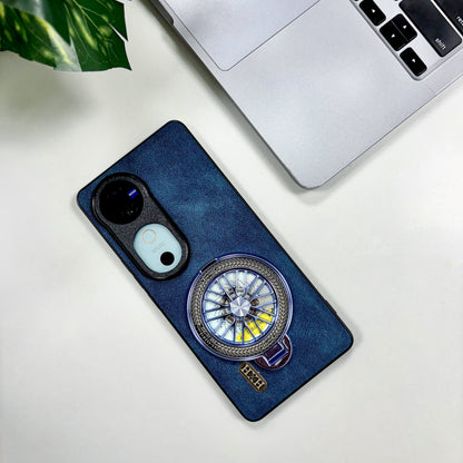 Vivo V40 5G Best Selling Stress Buster Wheel Skin Feel Scratch Resistant Back Case