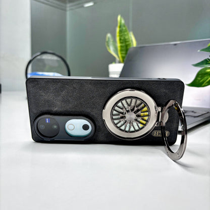 Vivo V40 5G Stress Buster Wheel Skin Feel Scratch Resistant Back Case