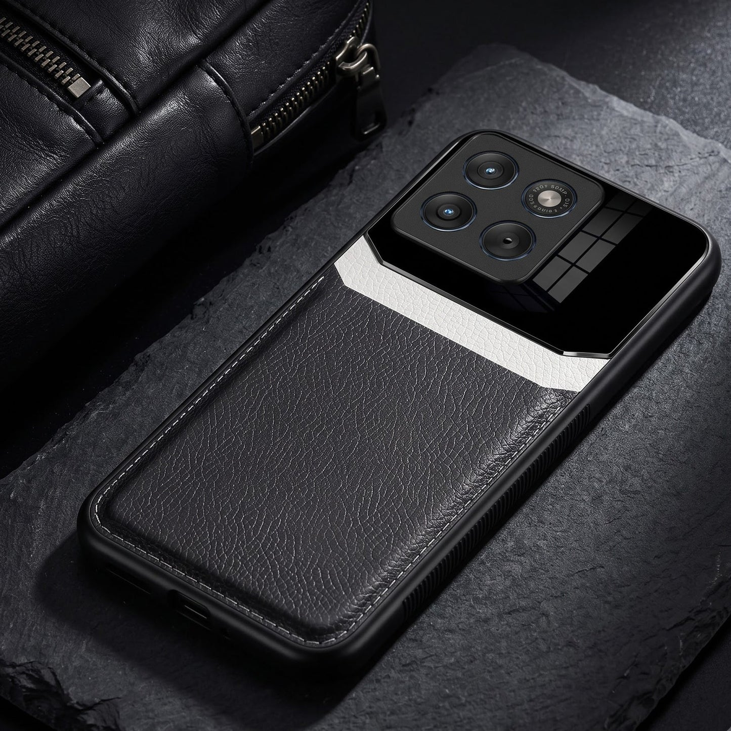 Motorola Edge 70 5G Premium Leather Lens Protective Case