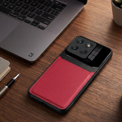 Motorola Edge 70 5G Premium Leather Lens Protective Case
