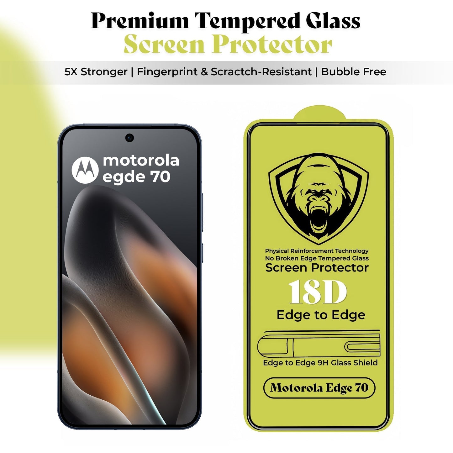 Motorola Edge 70 5G Clear Anti-Yellow MagSafe Protective Case