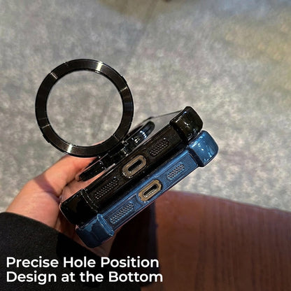 Nothing Phone 3a 5G Original Luxury Magnifier Ring Stand Shockproof Airbags Corner Case