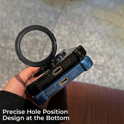 Nothing Phone 3a Pro 5G Luxury Four Corner Invincible Bracket Ring Stand Case