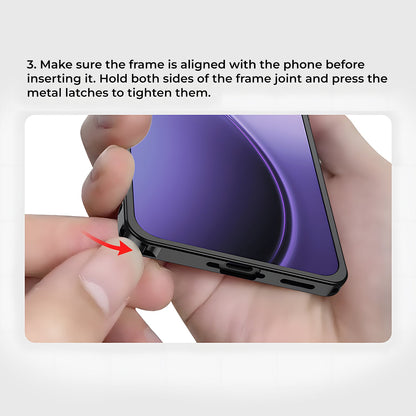 Nothing Phone 4a 5G Aluminium Metal Frame Case With Metal Camera Lens Protection