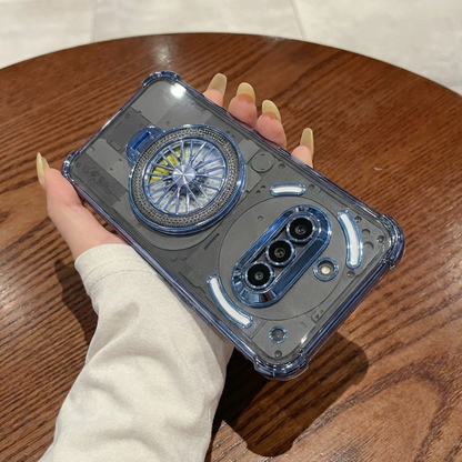 Nothing Phone 3a 5G Premium Stress Buster Wheel Rotating Shockproof Airbags Case