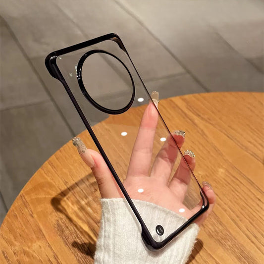 black transparent Oppo F27 Pro 5G  case