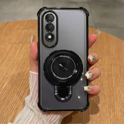 OnePlus Nord 5 5G Luxury Four Corner Invincible Bracket Ring Stand Case