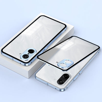 OnePlus Nord CE5 5G Aluminium Metal Bumper Shield Transparent Back Case