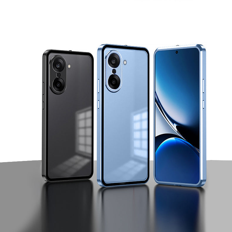 OnePlus Nord CE5 5G Aluminium Metal Bumper Shield Transparent Back Case