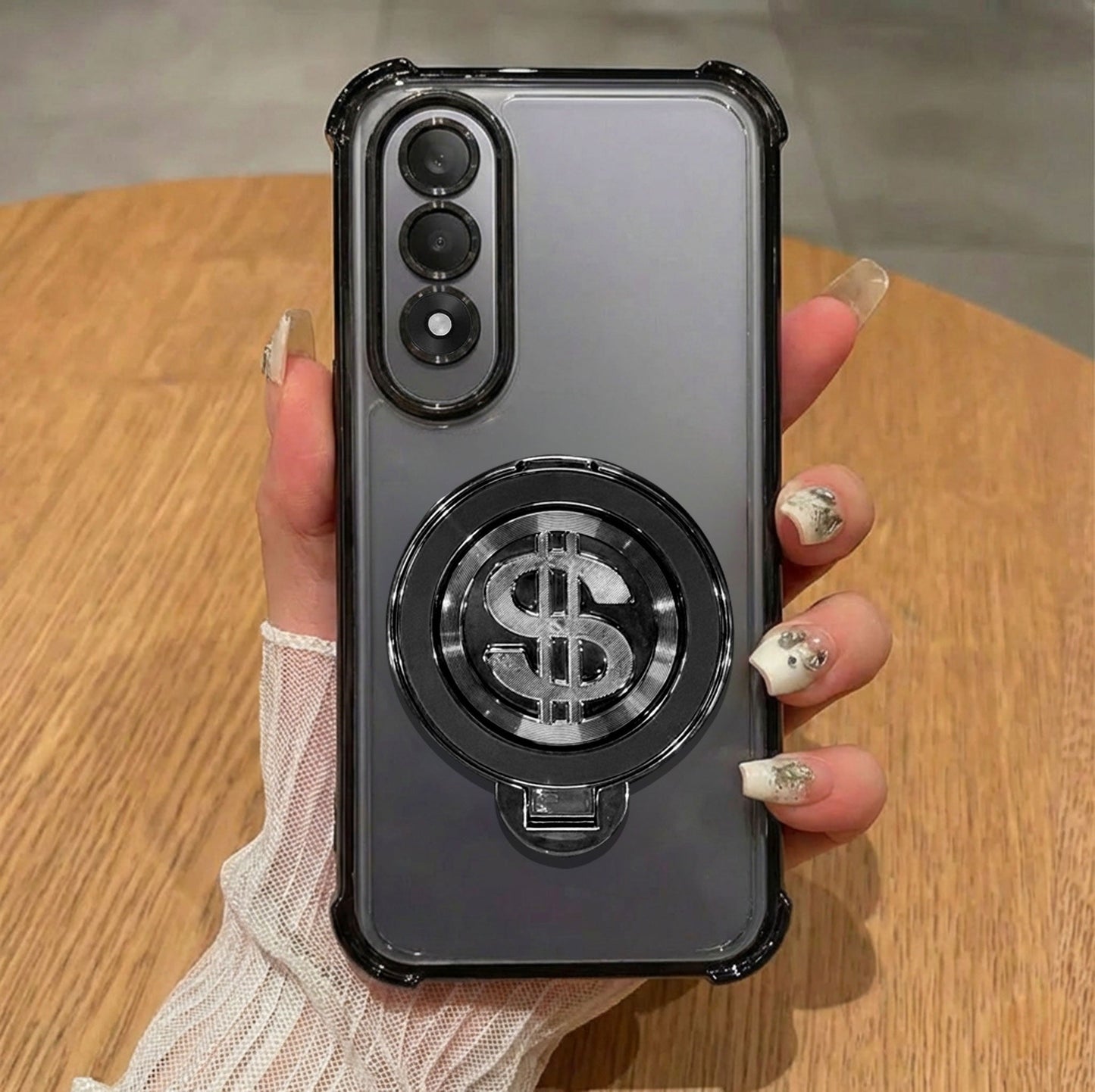 OnePlus Nord 5 5G Four Corner Airbags 100% Original Astro Money Magnet Rotating Dollar Case
