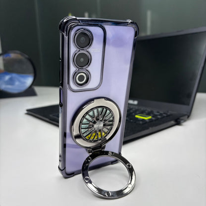 Oppo A3 Pro 5G Premium Stress Buster Wheel Rotating Shockproof Airbags Case