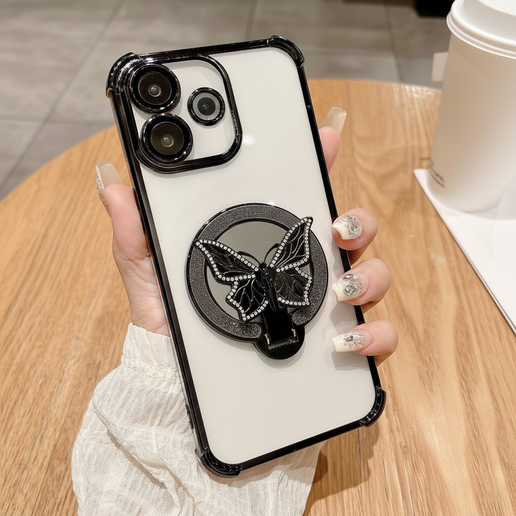 Oppo A5 Pro 5G Premium Butterfly Stand Airbags Case