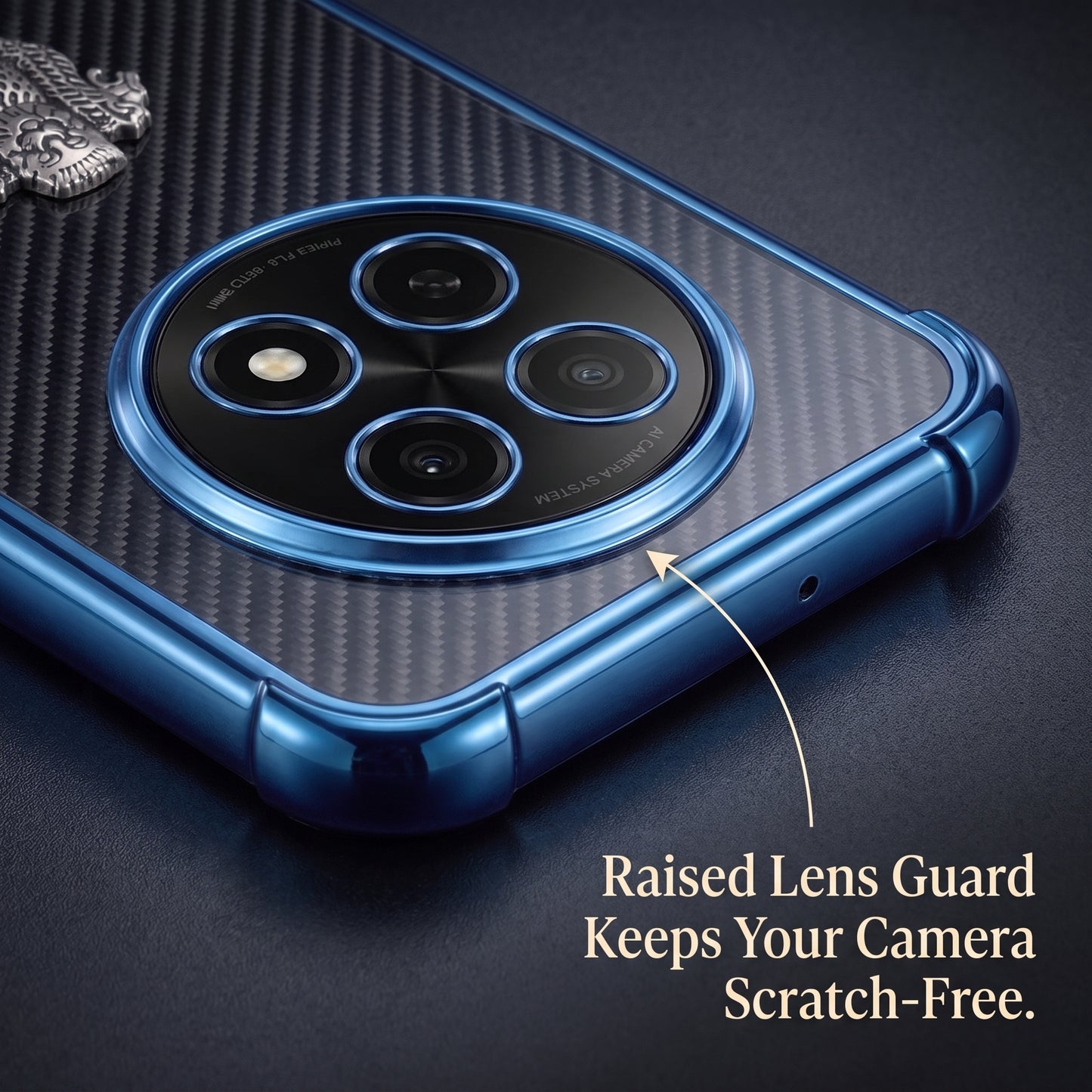 Oppo F29 Pro 5G Satyamev Jayate 3D Metal Emblem Back Case