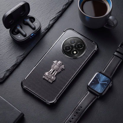 Oppo F29 Pro 5G Satyamev Jayate 3D Metal Emblem Back Case