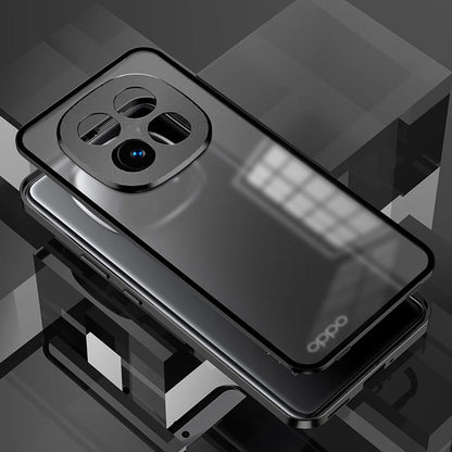 Oppo F29 Pro 5G Aluminium Metal Bumper Shield Transparent Back Case