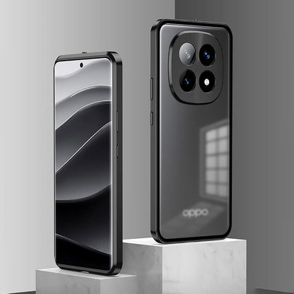 Oppo F29 Pro 5G Aluminium Metal Bumper Shield Transparent Back Case