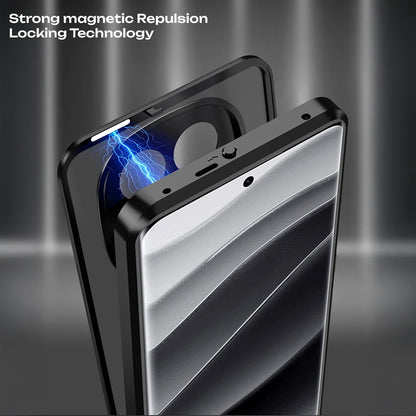 Oppo F29 Pro 5G Aluminium Metal Bumper Shield Transparent Back Case