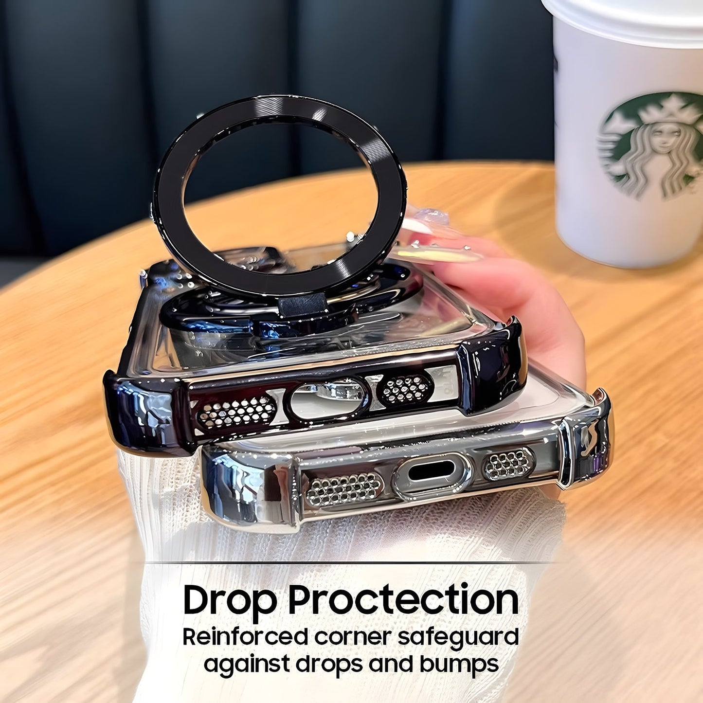 Oppo K13 5G Premium Stress Buster Wheel Rotating Shockproof Airbags Case