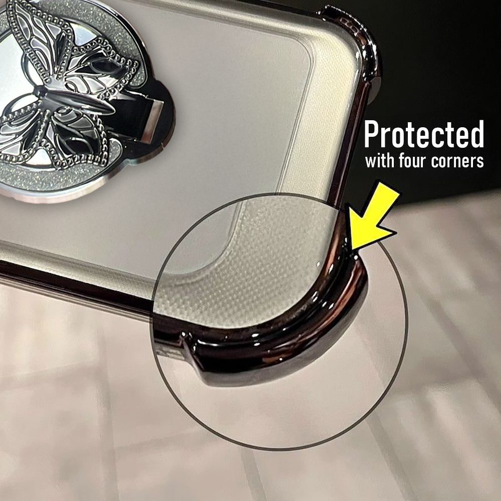 Oppo Reno 14 5G Premium Butterfly Stand Airbags Case (Buy 1 Get 1 Surprise Cover)