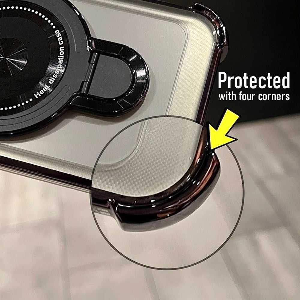 Vivo X200 FE 5G Phone case with a clear protective layer on the screen, showing text 'Protected with four corners'.