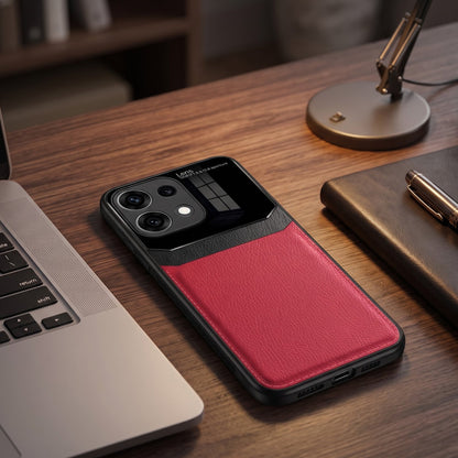Oppo Reno16c 5G Premium Leather Lens Protective Case