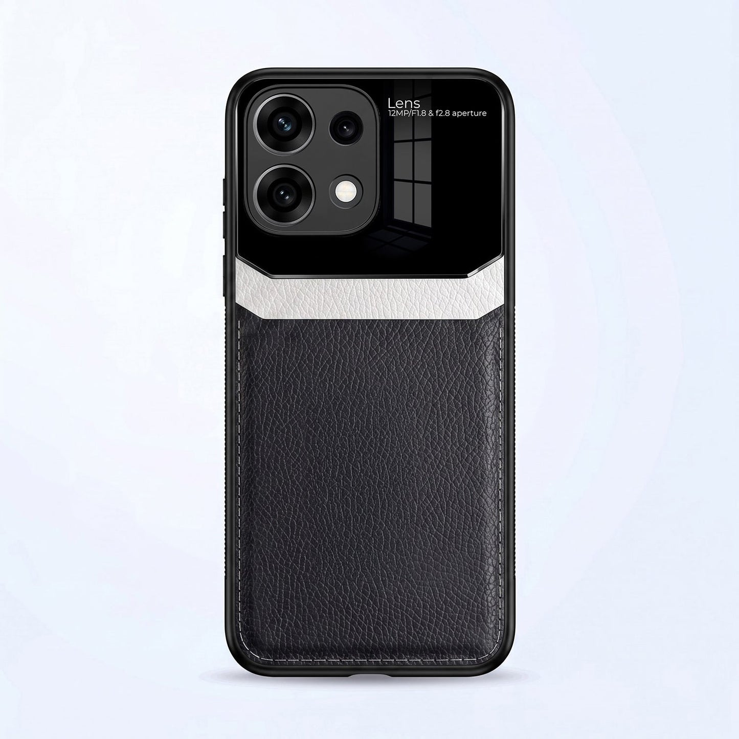 Oppo Reno16c 5G Premium Leather Lens Protective Case