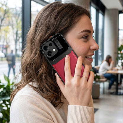 Oppo Reno16c 5G Premium Leather Lens Protective Case