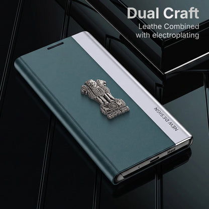 Motorola Edge 60 Pro 5G Satyamev Jayate Flip Leather Case